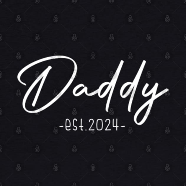 Daddy Est 2024 Daddy To Be New Dad by GreenCraft